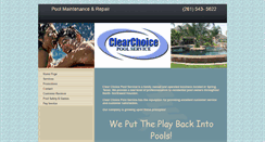 Desktop Screenshot of clearchoicepoolservice.com