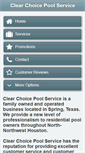 Mobile Screenshot of clearchoicepoolservice.com